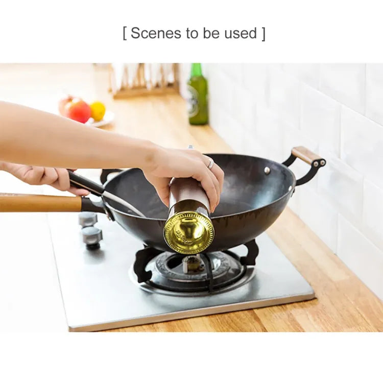 Stainless Steel Glass Oil Dispenser Protection Bottle