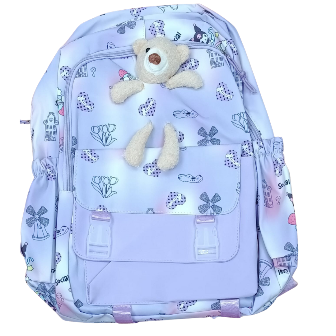 Fashion Girls School & LaptopvBackpack for Women Solid Color Laptop Backpack School Bag Teenagers Girls Travel Rucksack