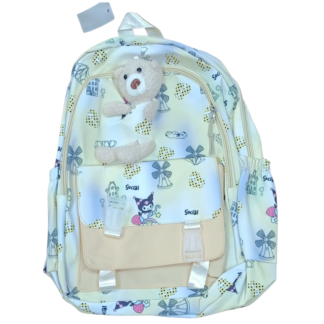 Fashion Girls School & LaptopvBackpack for Women Solid Color Laptop Backpack School Bag Teenagers Girls Travel Rucksack
