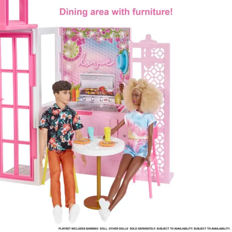 Barbie Vacation House Doll And Playset