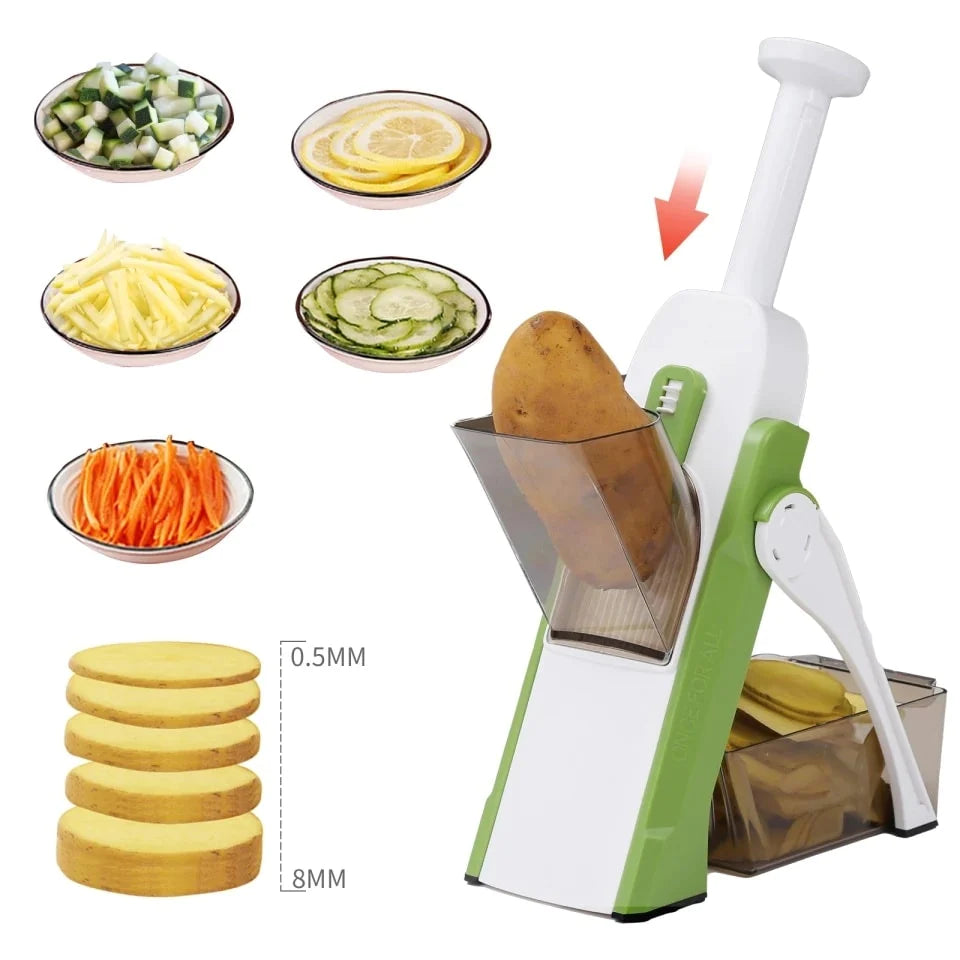 Brava Spring Slicer Vegetables Fruits Cutte