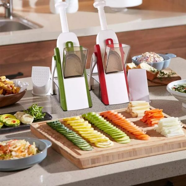 Brava Spring Slicer Vegetables Fruits Cutte