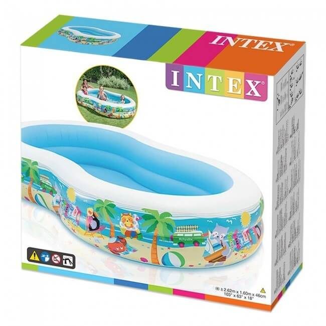 Intex Swim Centre 103”X63”X18” Inches