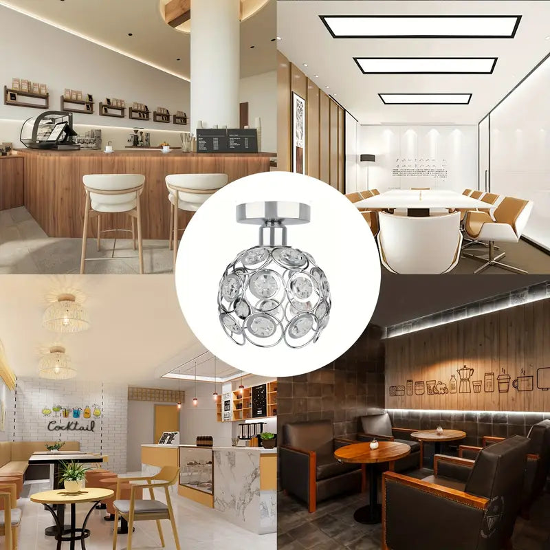 Modern Mini Crystal Ceiling Light
