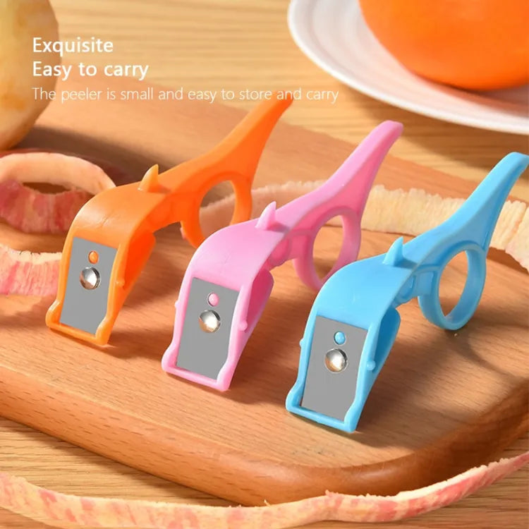 Stainless Steel Peeler Ring Peeling Manual Fruit Slicer 3 n1
