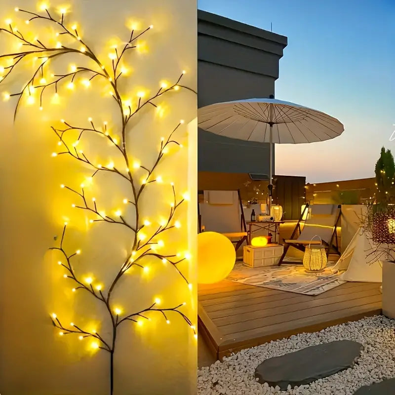 AMill Wall-Mounted LED Willow Branch Lamp