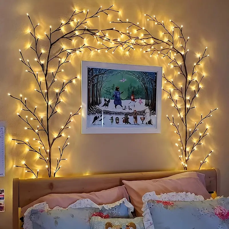 5.9ft/1.8m USB Powered Willow Branch LED Wall Decor