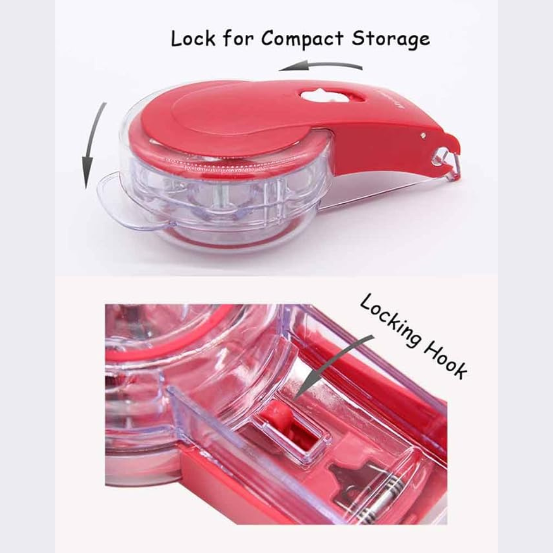 Cherry Pitter - 6 Cherries, Professional Cherry Stone Remover With Pits And Juice Container By Myliffri Fruit Tools For Making Cherry Pie And Jam, Red Color