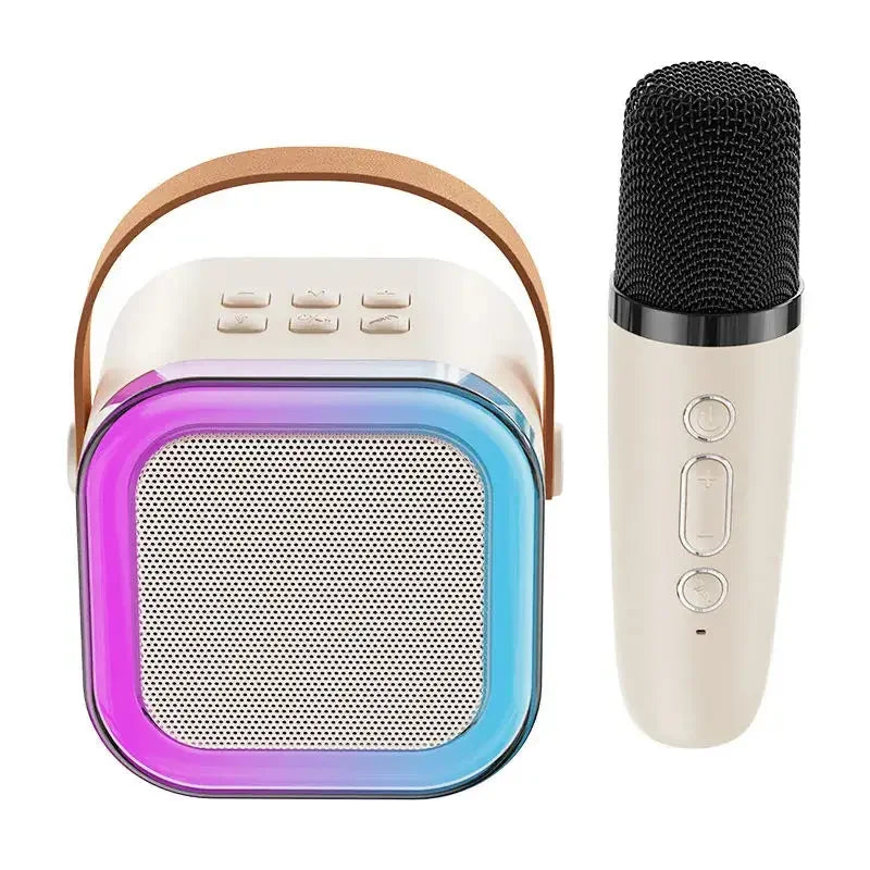 K12 Speaker High-end Bluetooth Audio Small Home Microphone Professional Children's Singing Bluetooth 5 multiples voice changer Speaker Column