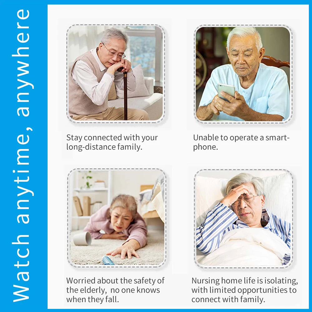 Intelligent WiFi Video Call Camera 2.8 inch IPS Screen FHD1080P Two Way Audio Video Call; Voice Assistant&Pushbutton Call