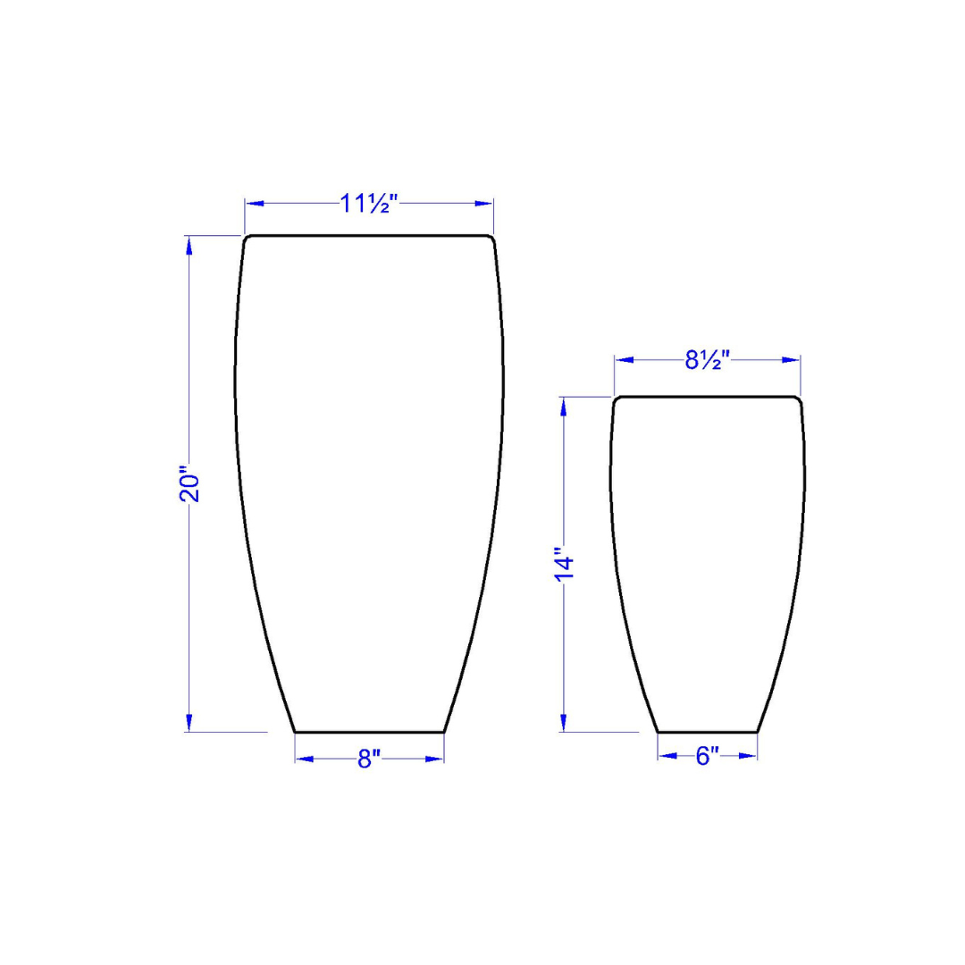VOMSA PLANTER POTS (WITHOUT PLANT)