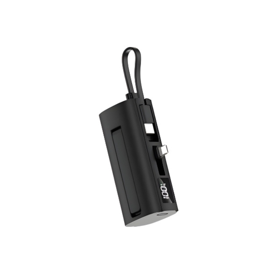 aspor A351 2in1 Iphone & Type-C Flexible Portable Mini 5000mah Power Bank