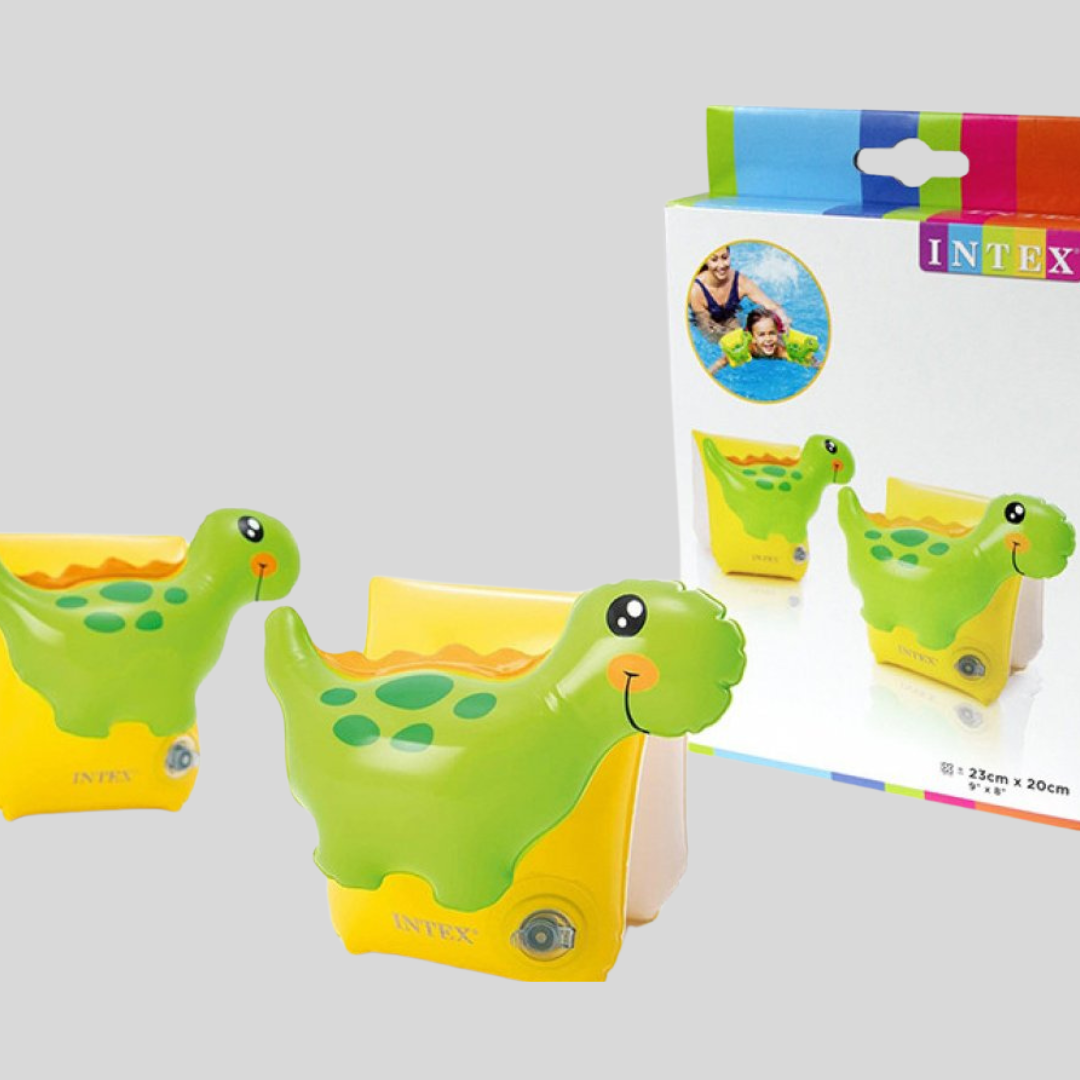 INTEX Dinosaur Arm Bands ( 9" x 8" )