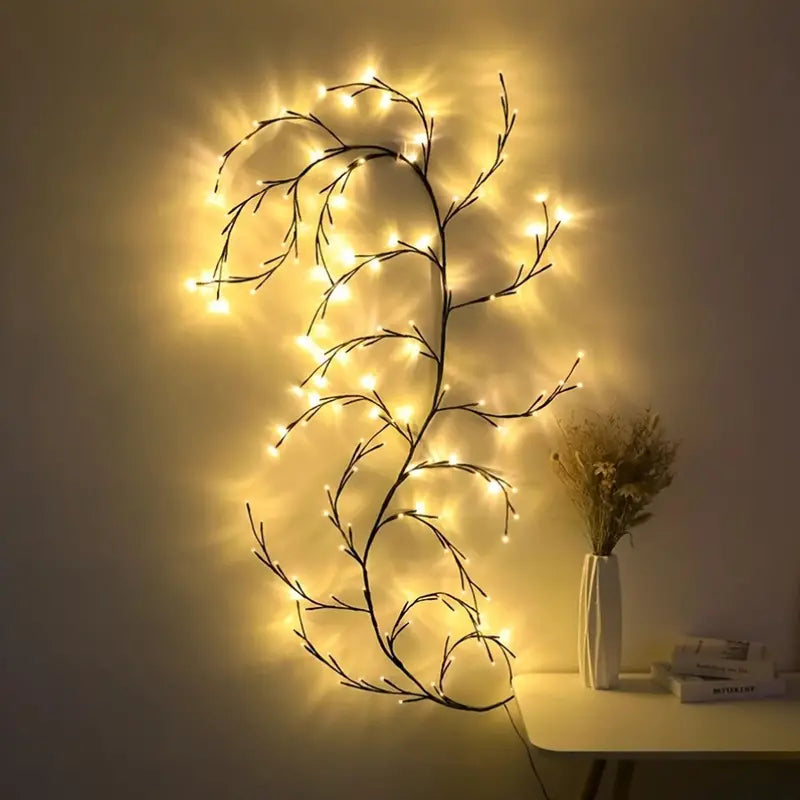 5.9ft/1.8m USB Powered Willow Branch LED Wall Decor