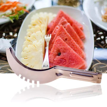 Stainless Steel Watermelon Slicer, Fruit Corer, Stainless Steel Fruit Cutter, Watermelon Knife