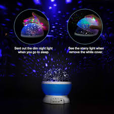 StarMaster Dream Rotating Projection Lamp Room Decor Lights Stars Sky LED Night Light Table Night Lamp Battery USB Night Light For Children