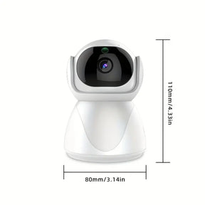 1pc Smart 1080P 2.4Ghz Indoor Camera, Dual Band WiFi, Auto Tracking Sound Detection, Security CCTV Video, Baby Monitor Indoor Wireless IP Camera