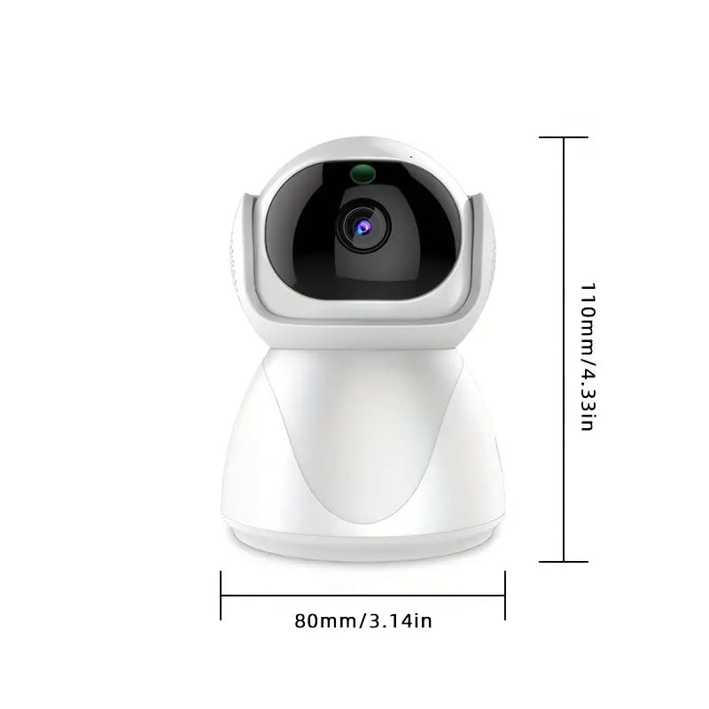 1pc Smart 1080P 2.4Ghz Indoor Camera, Dual Band WiFi, Auto Tracking Sound Detection, Security CCTV Video, Baby Monitor Indoor Wireless IP Camera