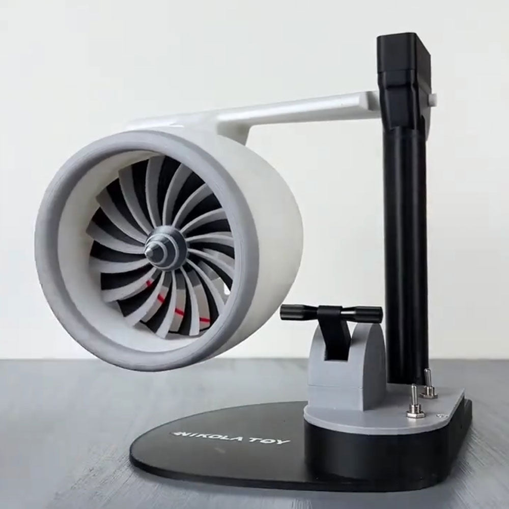 Nicola Toy 3D printing aircraft engine modeling mini fan diffuser