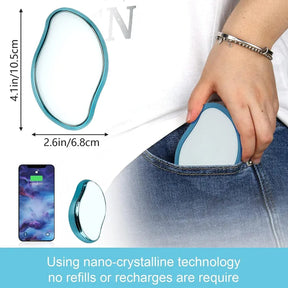 Crystal Hair Eraser, Crystal Hair Remover, Portable Magic Hair Remover for Arms Legs Back, Painless Hair Removal for Women Apply to Any Part of the Body