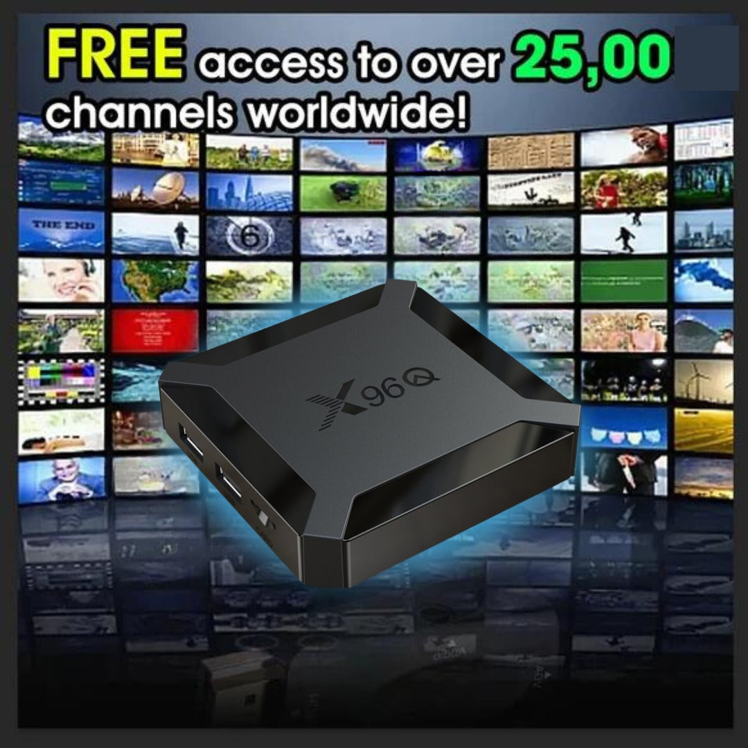 Android10 TV Box Allwinner H313 Quad Core 4K Smart TV BOX 8GB 128GB Wifi Youtube Netflix Multi Language Streaming Media Playe Watch All Channels for Free ( No Monthly Costs)