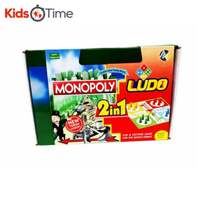 2 in 1 Monopoly , Scrabble and Ludo Game 3 Board Game Sets with best Quality Collection