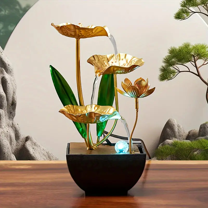 USB-Powered Mini Tabletop Fountain with Automatic Circulation