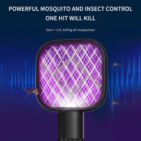 Plug-in Electric Mosquito Swatter Racket Mosquito Repel-lent Flyswatter Mosquito Bat Trap