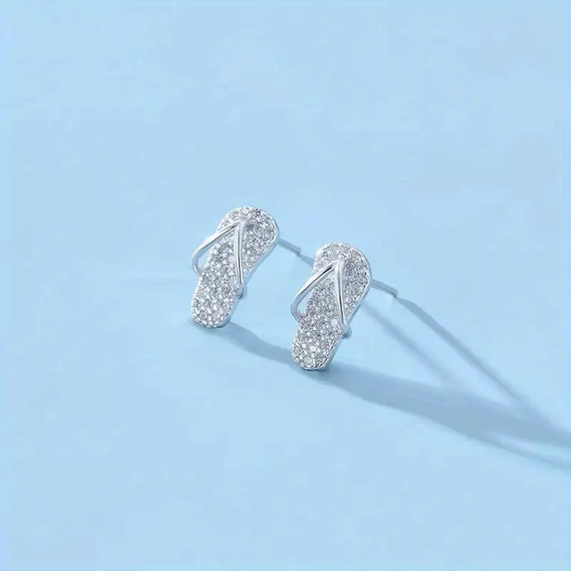 1pair Exquisite And Stylish Slippers Earrings