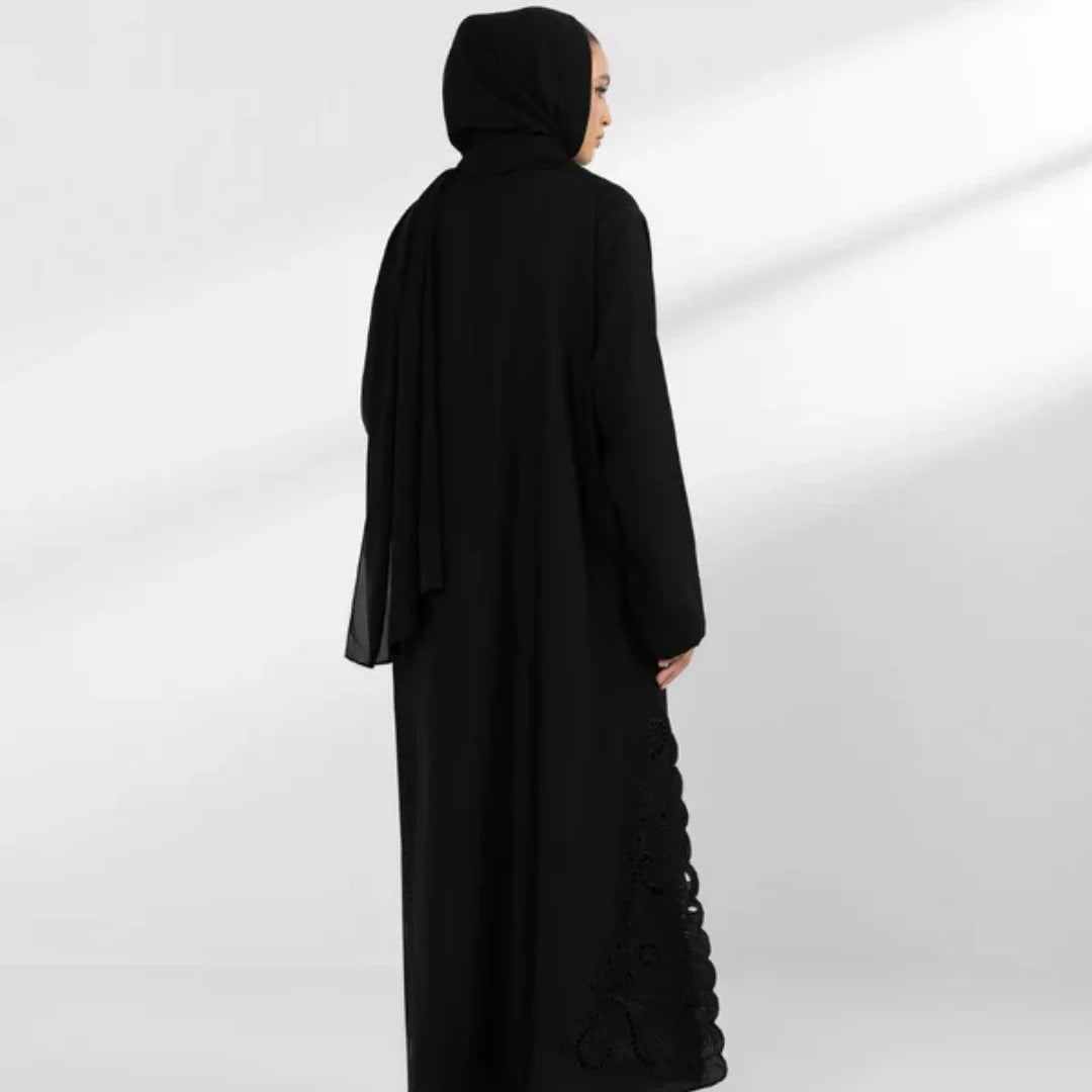 Embroidered Abaya Set