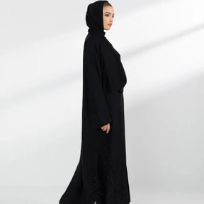 Embroidered Abaya Set