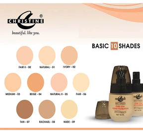 Christine Liquid Foundation - Shade 00