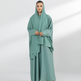 Embroidered Kaftan Abaya Set