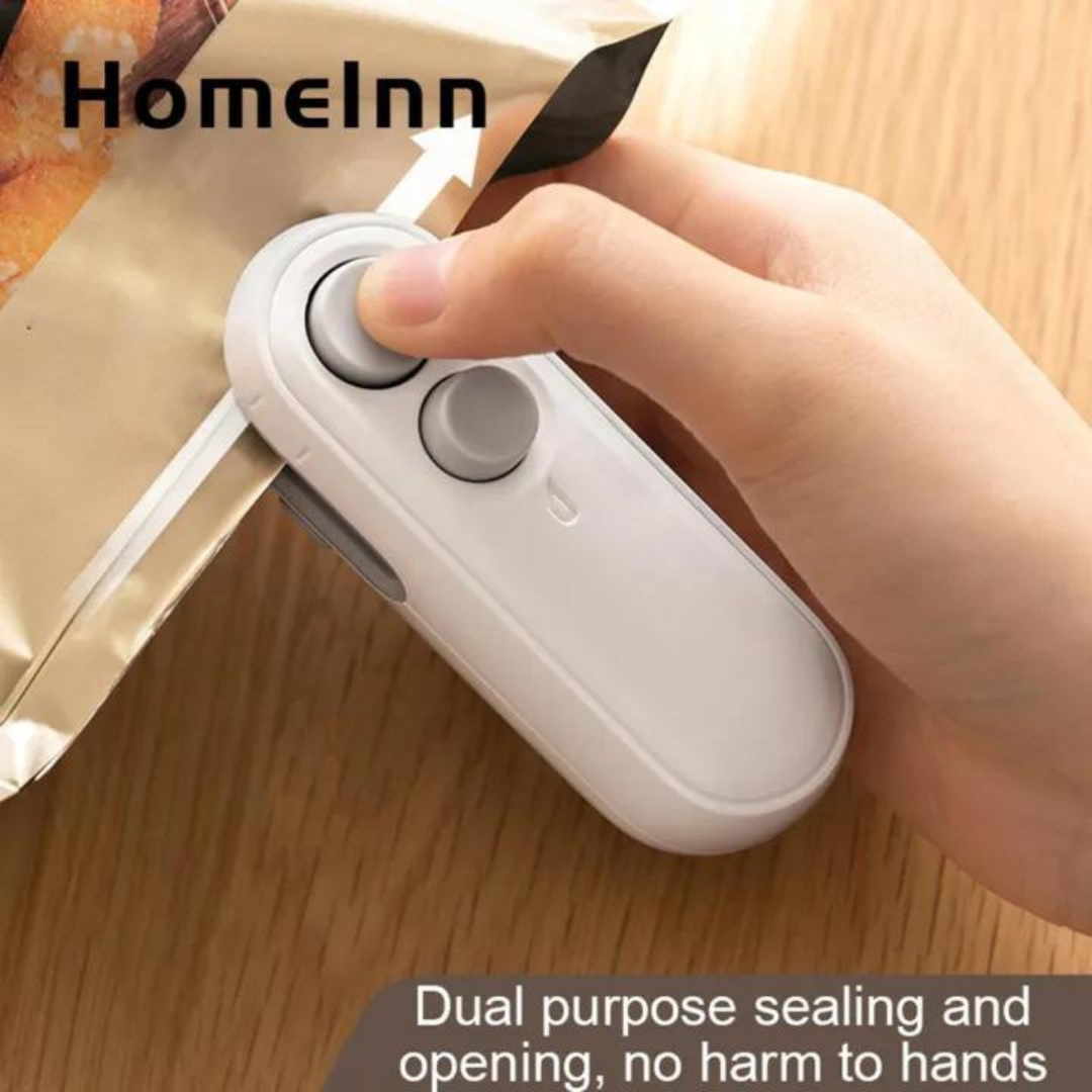 HomeInn Snack Heat Sealer Self-Sealing Mini Vacuum Bag Sealing Machine