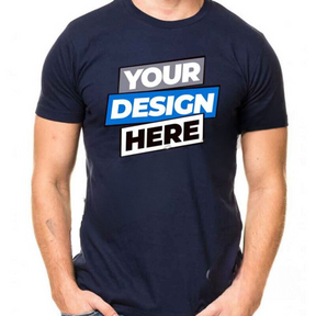 Customized Navy Blue T-Shirt Printing