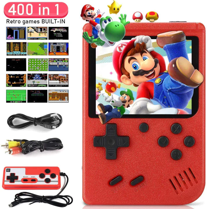 SUP Retro Game Box Console Handheld Dual Controller 400 In 1 Games