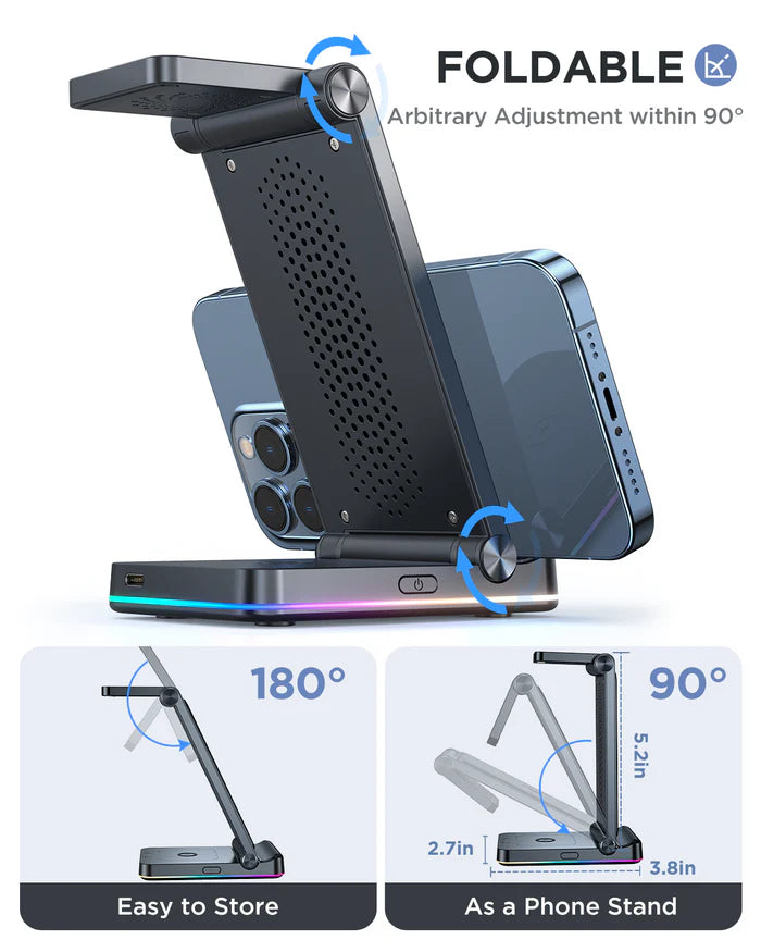 Joyroom 3-in-1 Foldable Wireless Charging Station Orignal