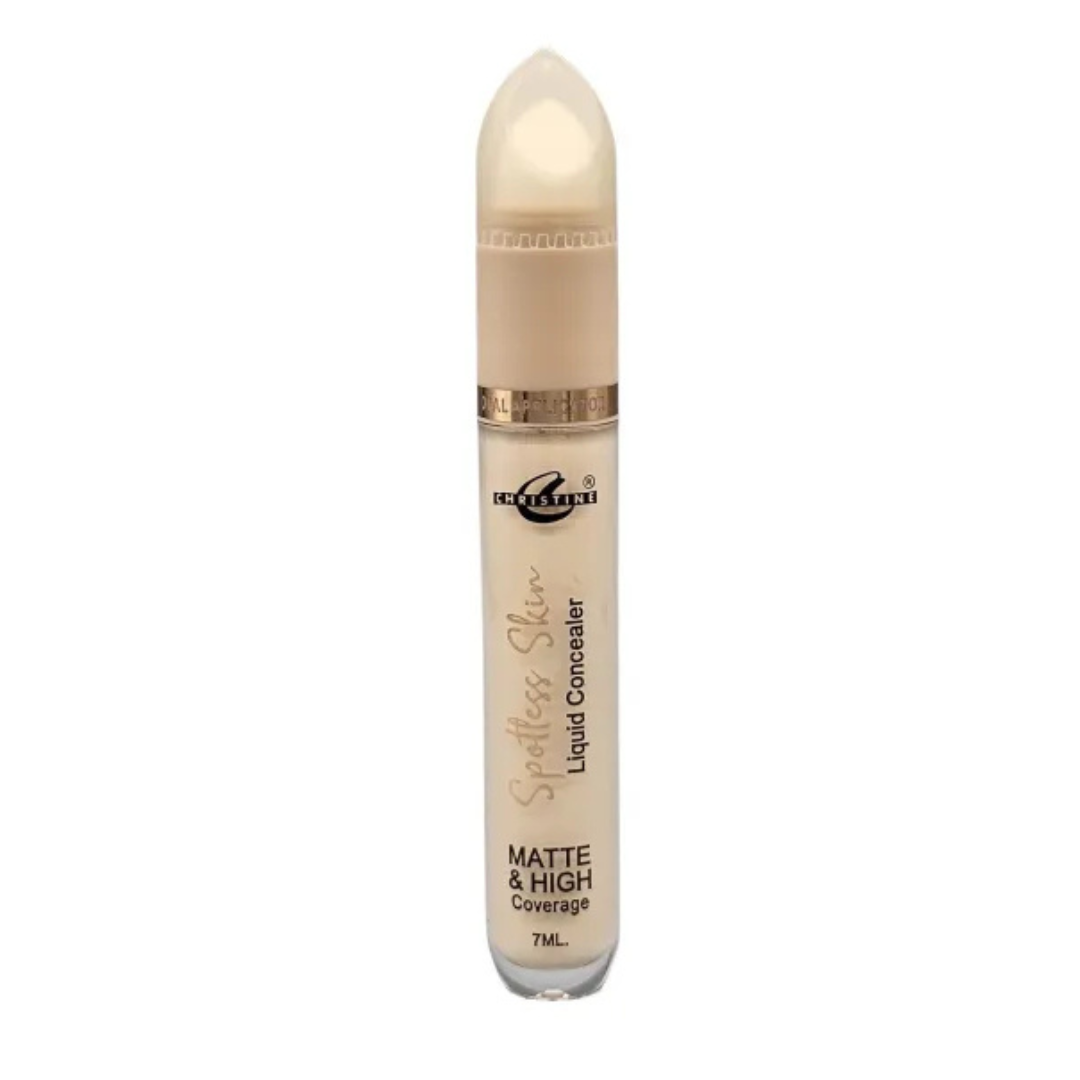 Christine Liquid Concealer Matte & High Coverage-Shade-02 -Ivory