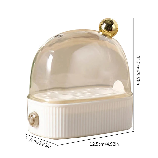 220V Egg Boiler Poacher Automatic Power Off Breakfast Egg Machine 2 Eggs Capacity Multi-function & Mini Kitchen Utensil Gift