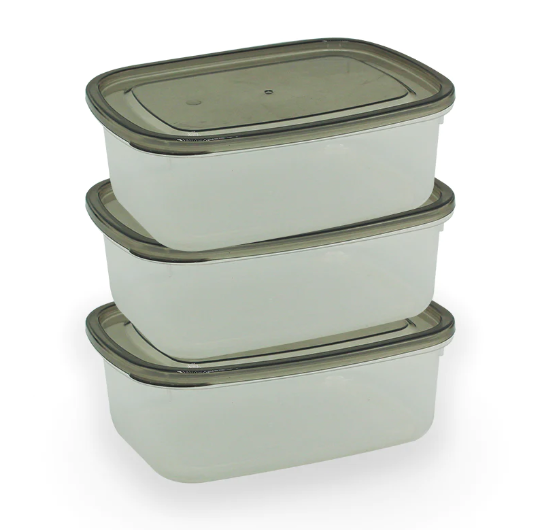 CRISPER FOOD CONTAINER 3PCS SET - S 600ML