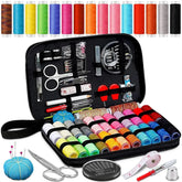 95 PC Portable sewing kit for beginners and professionals including needles, thread, scissors and other essential accessories