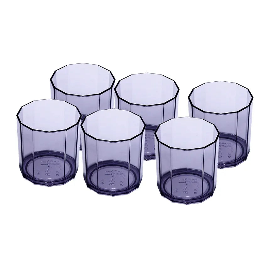 PARTY ACRYLIC GLASS M-7 PACK OF 6 - (250ML)