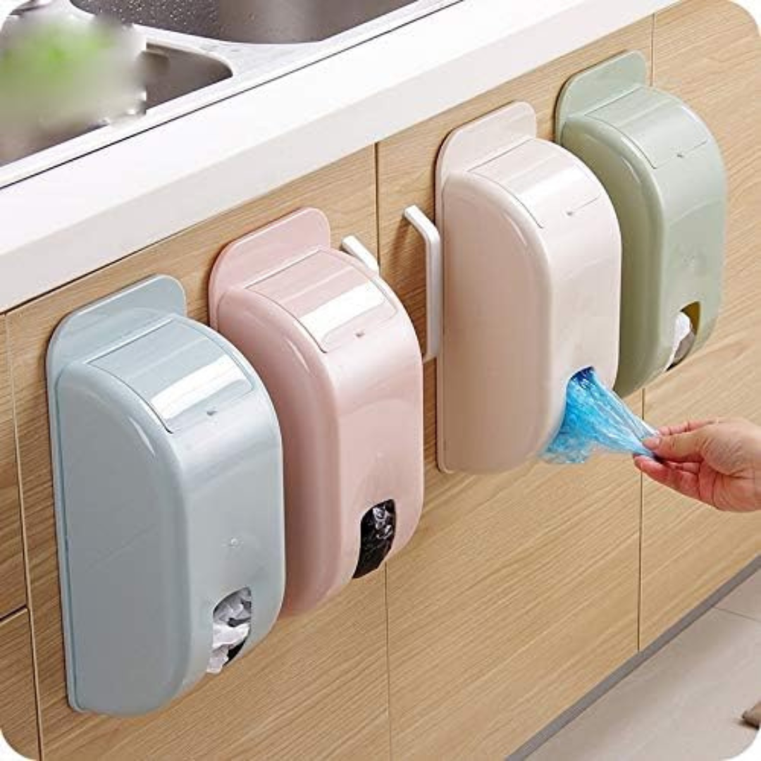 ELECTROPRIME Plastic Storage Box Wall Hanging Extract Garbage Bag Kitchen Debris Finishing Bags