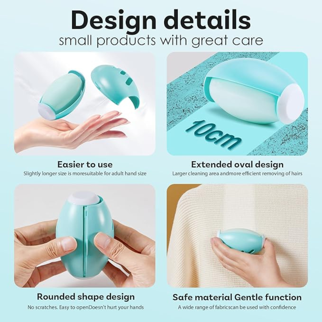 Washable Reusable Gel Lint Roller Pet Hair Remover Mini Pet Hair Remover for Clothes Laundry Dust Fur Sticky Cleaner Removal Tool