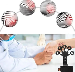 Hand Finger Gripper Finger Exerciser Hand Guitar Finger Exerciser - Hand Gripper - Finger Strengthener Exerciser Grip Wrist Forearm Adjustable Trainer Hand Strength, Precision Control - Resistant Levels Recovery Physical Tools Hand Strengthener Home & Gym