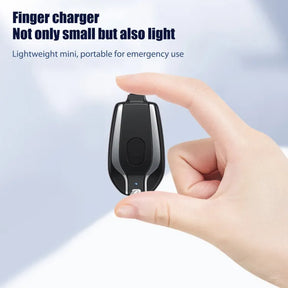 1500mah Mini Portable Keychain Phone Charger Emergency Power Banks Retractable Plug Power Fast Charging For iPhone 12/12Pro/Max
