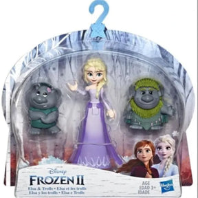 DOLL DISNEY FROZEN-II FIGURE ELSA & TROLLS HASBRO