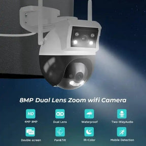 Dual Lens CCTV - CCTV Camera - Wifi Camera - Wifi Smart Camera - CCTV Camera Wifi - Home Security Camera - Smart Camera Wifi - CCTV Wifi - Outdoor Security Cameras - Outdoor CCTV Camera - Outdoor Camera Wifi - Camera CCTV - Security Camera For Home Wifi