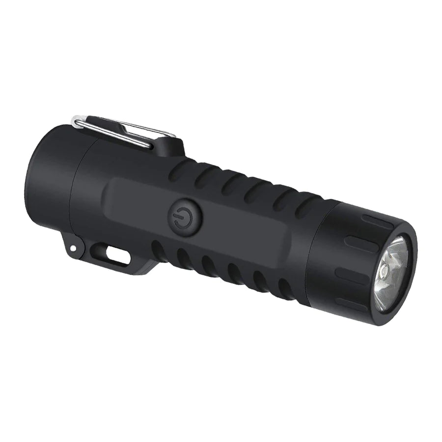 Outdoor Flashlight Waterproof Lighter Retractable 360° Rotating Hose Type-C Rechargeable Electric Arc Lighter