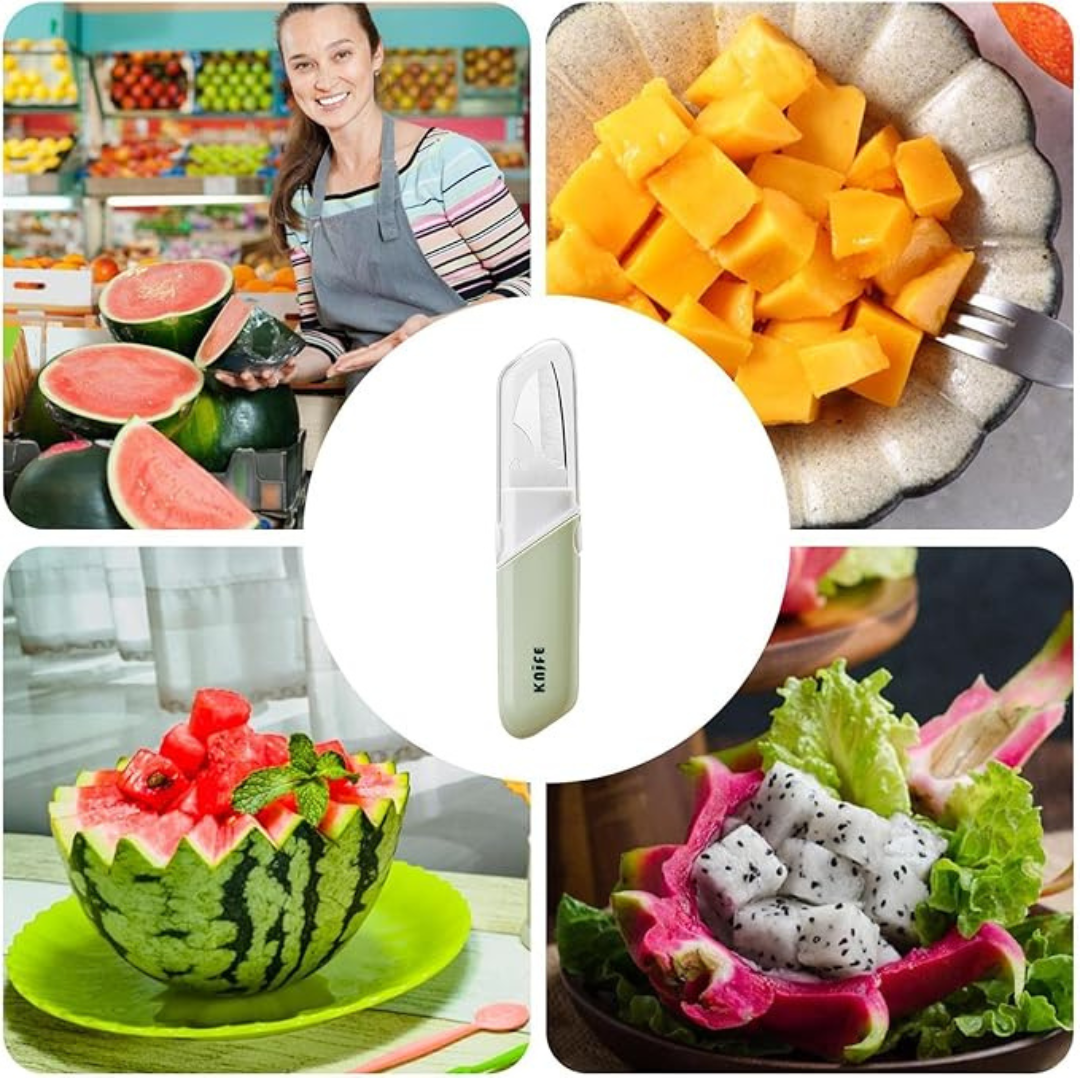 Multi-purpose portable vegetable cutter with cover, peeler, slicer, fruit cutter